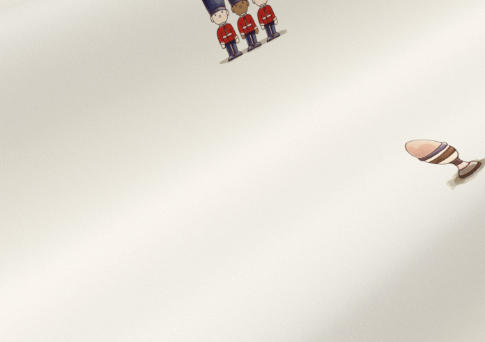 Kings Breakfast, Mini Kingsmen - Twist&Fit Roller Blind - Image 4